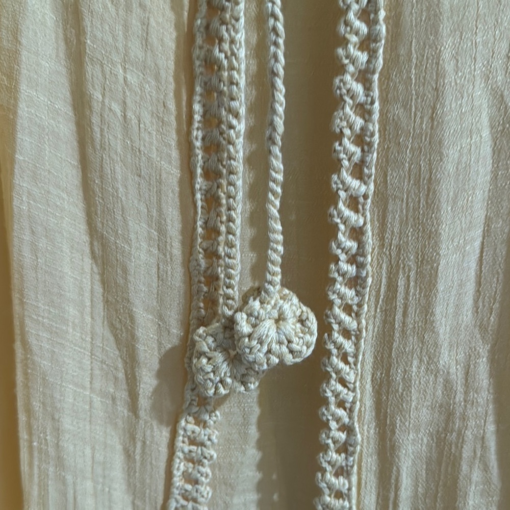 COPY - Yellow Embroidered Tunic - Picture 7 of 8